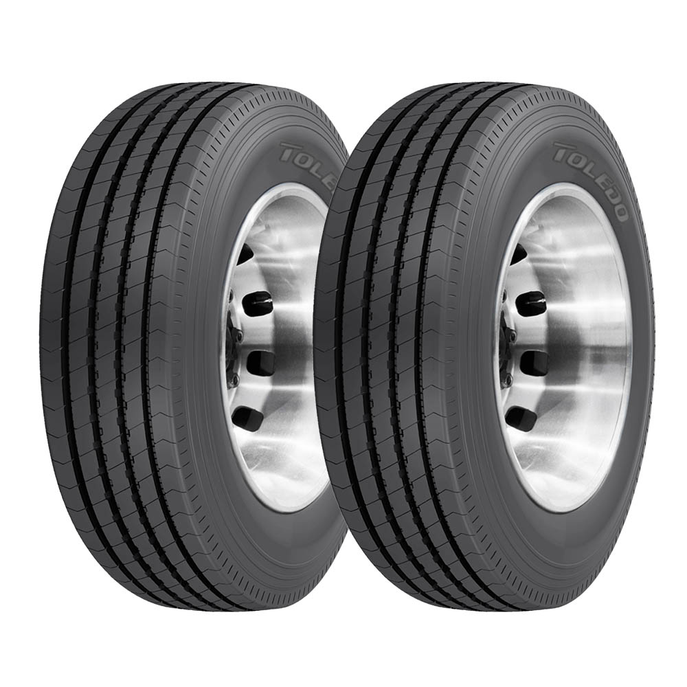 PAQUETE DE 2 LLANTAS 11R24.5 TOLEDO DR120 146M.