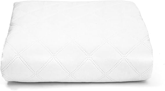 A Azteca Protector de Colchon Ultrasonico Microfibra Repelente, Acabado Premium. Tamaño Queen Size (152 x 190 cm) Ajusta Colchones de 15-40cm..