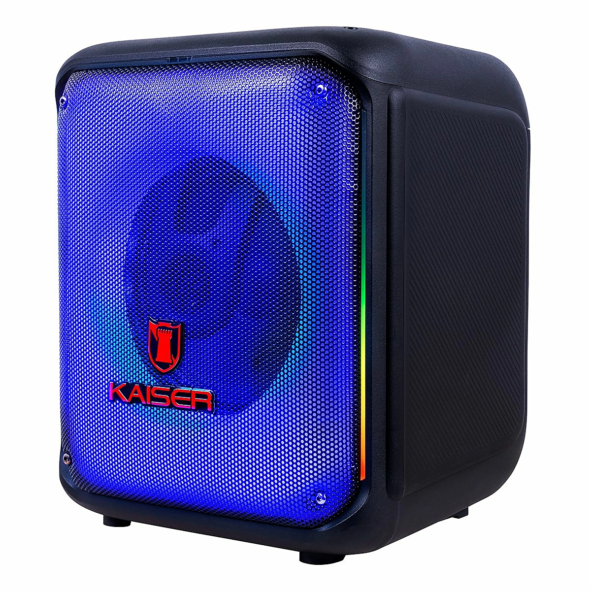 Bocina 8 Pulgadas Recargable Kaiser Flame Leds Gran Potencia KSW-3008