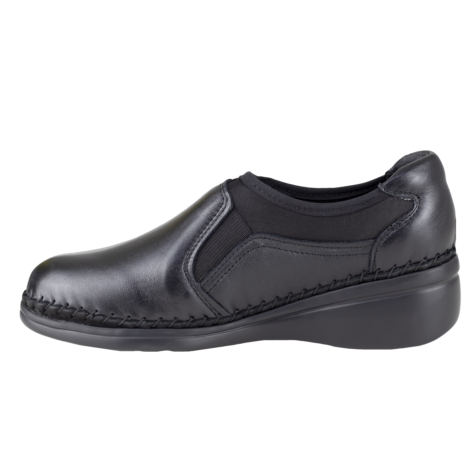 Zapato Negro De Tacón Mujer Casual Semivestir Lobo Solo 4716.