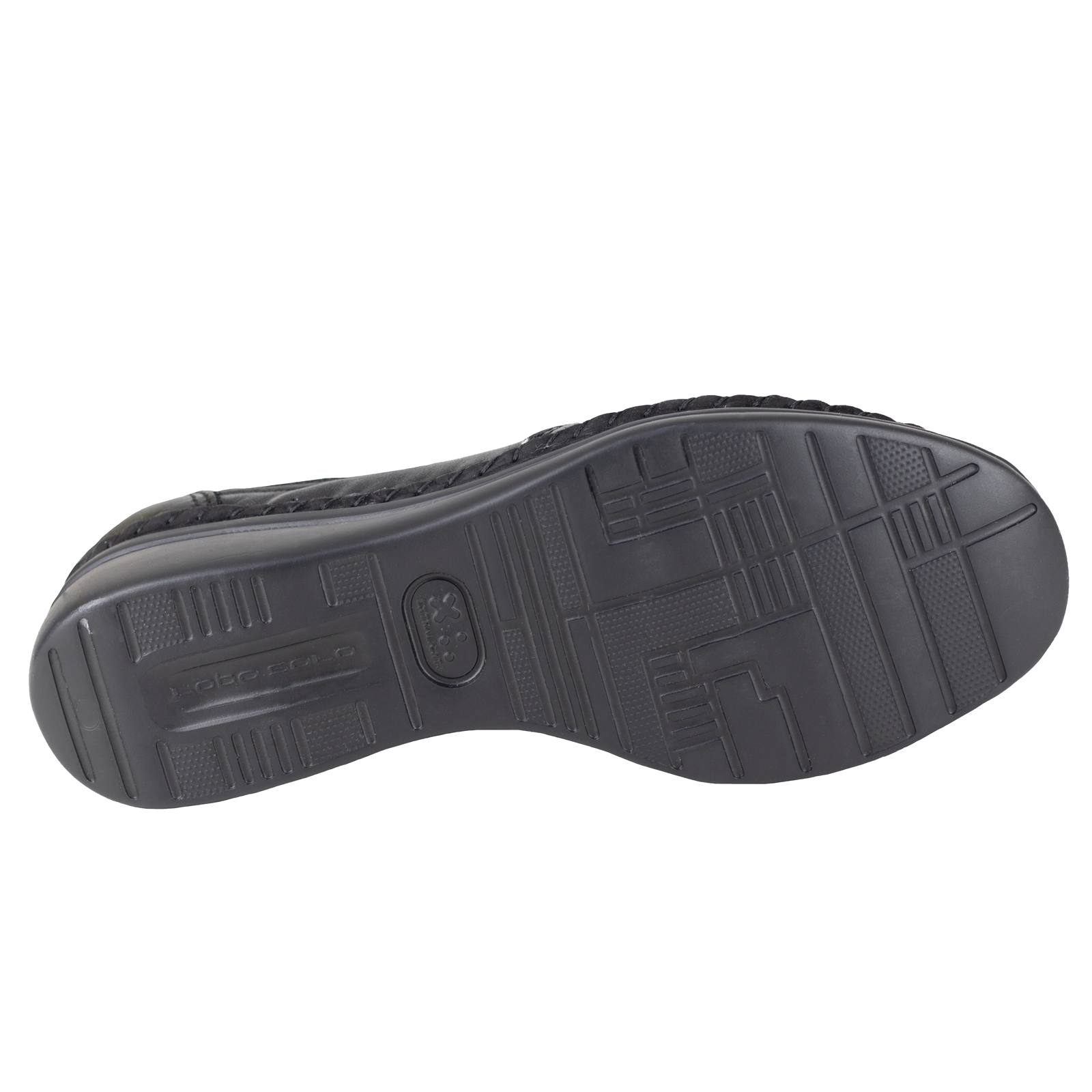 Zapato Negro De Tacón Mujer Casual Semivestir Lobo Solo 4716.