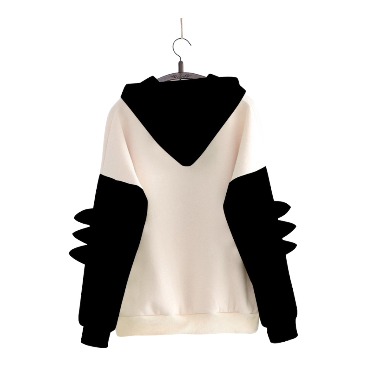 Sudadera Con Capucha De Dinosaurios Manga Larga Para Mujer Talla Grande
