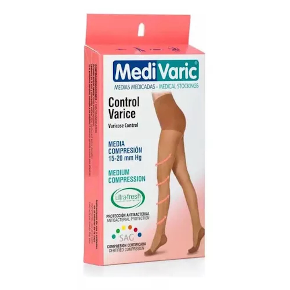 Tobimedias Compresion Elasticas Rodilla 15-20 Mmhg Opaca.
