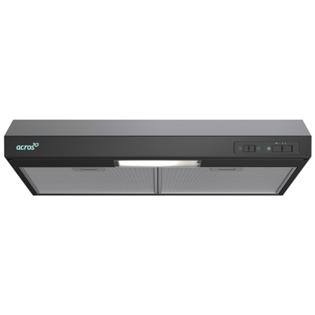 CAMPANA BAJO ALACENA / GABINETE ACROS AH7510B DE 76 CM (30 PULGADAS) ACABADO NEGRO.