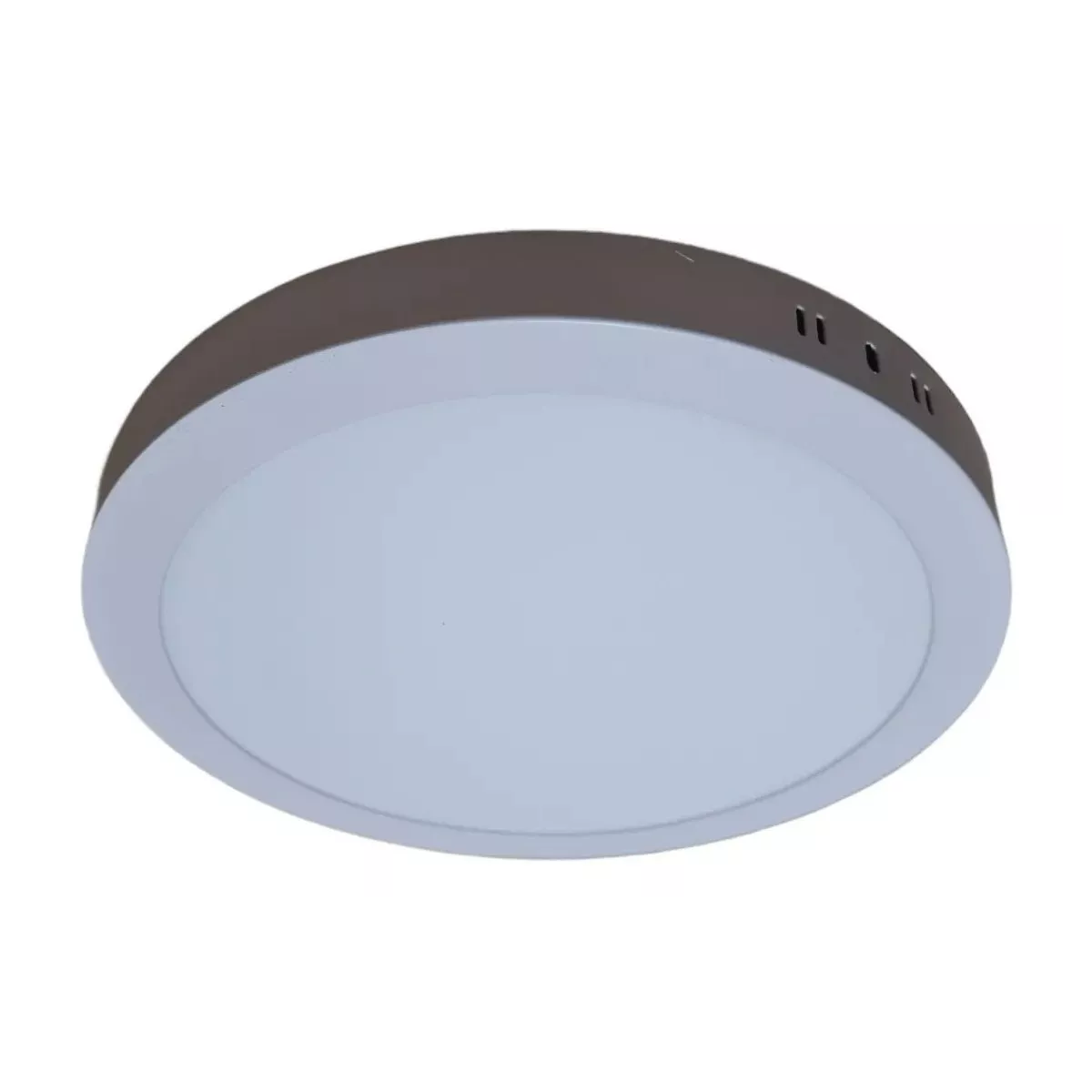 Lampara Panel Led Plafon Sobreponer 30 Cm Redonda 24w Frio.