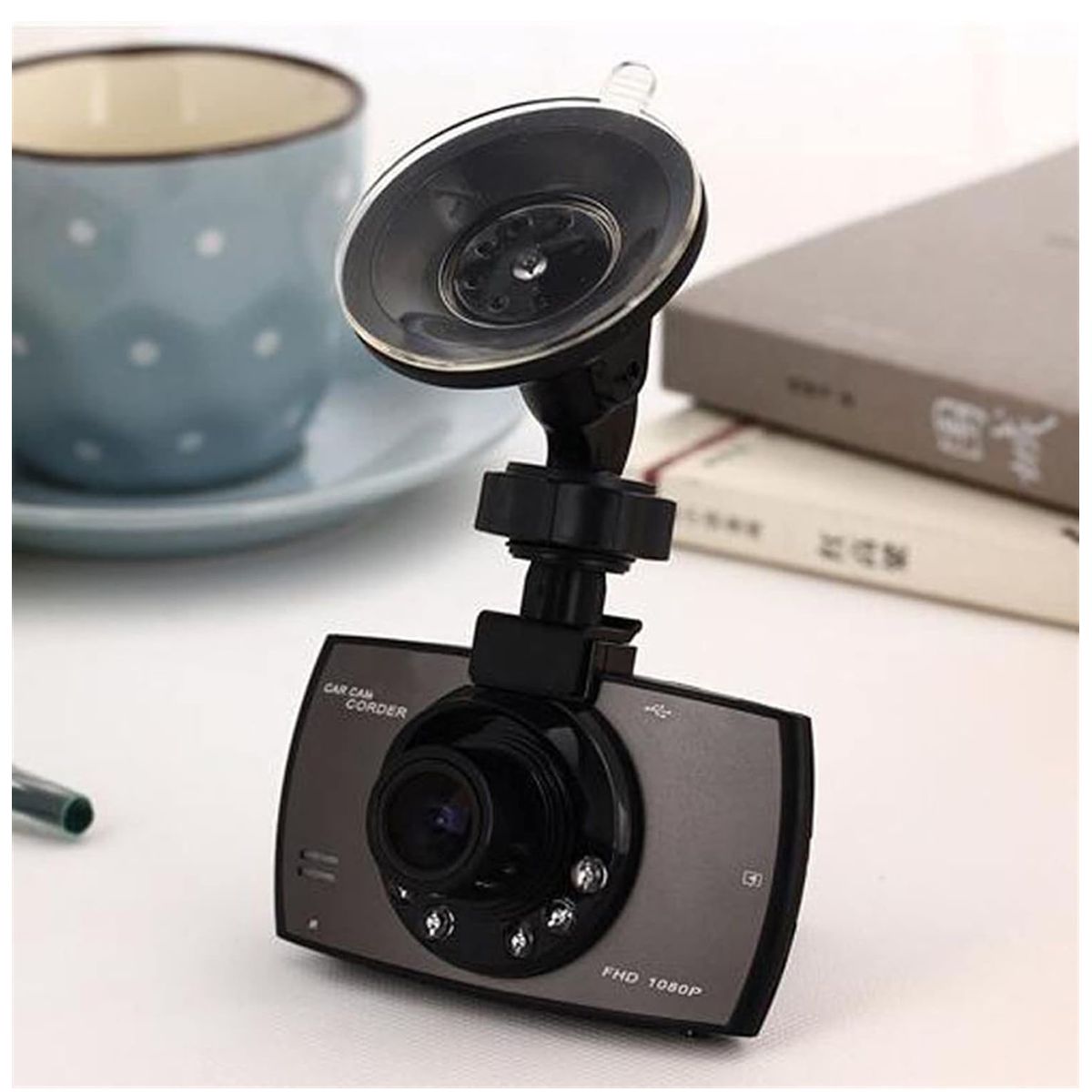 Camara De Seguridad Dashcam Para Auto Grabacion Frontal en HD Vision Nocturna.