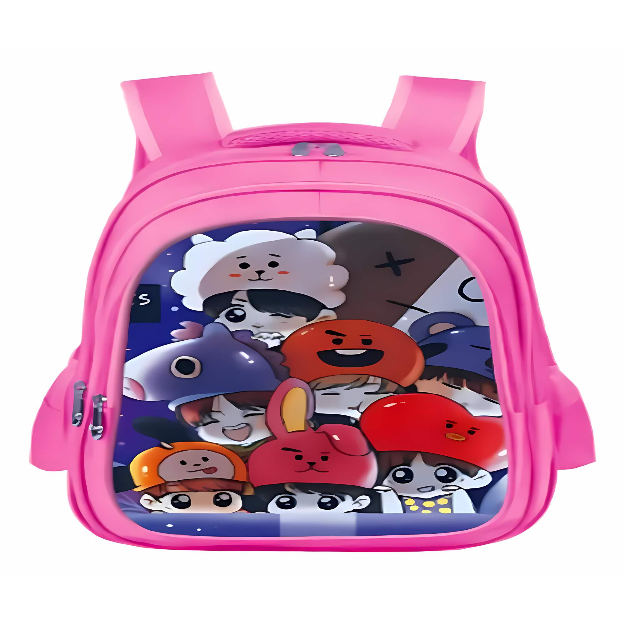 Mochila Lenticular 3D Banda K-pop Animado BTSEscolar, Juvenil, Estudiante Mochila con tirantes Casual Diseño BTS version Caricatura Kawaii