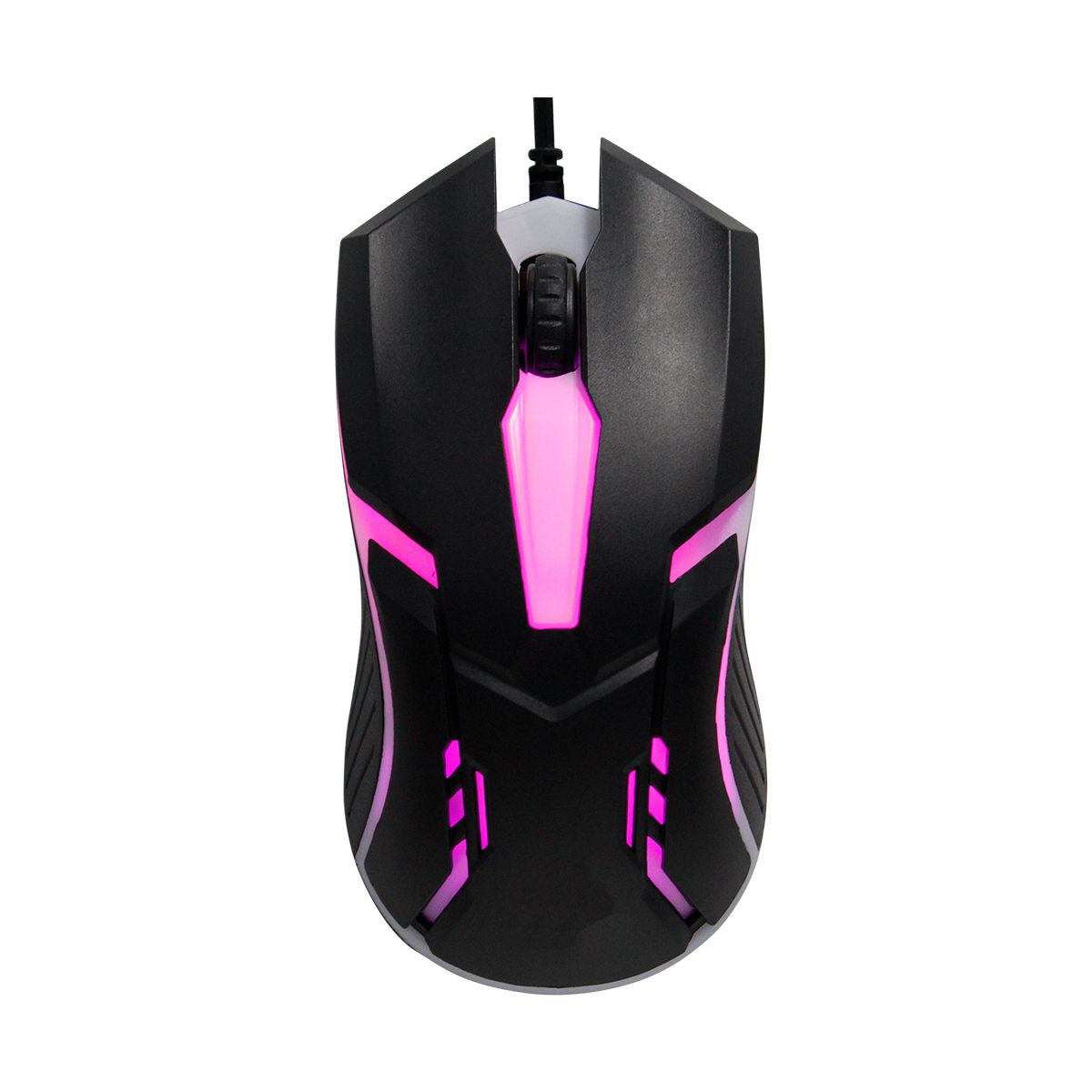 Kit Teclado Y Mouse Gamer Iluminacion RGB USB Blanco.
