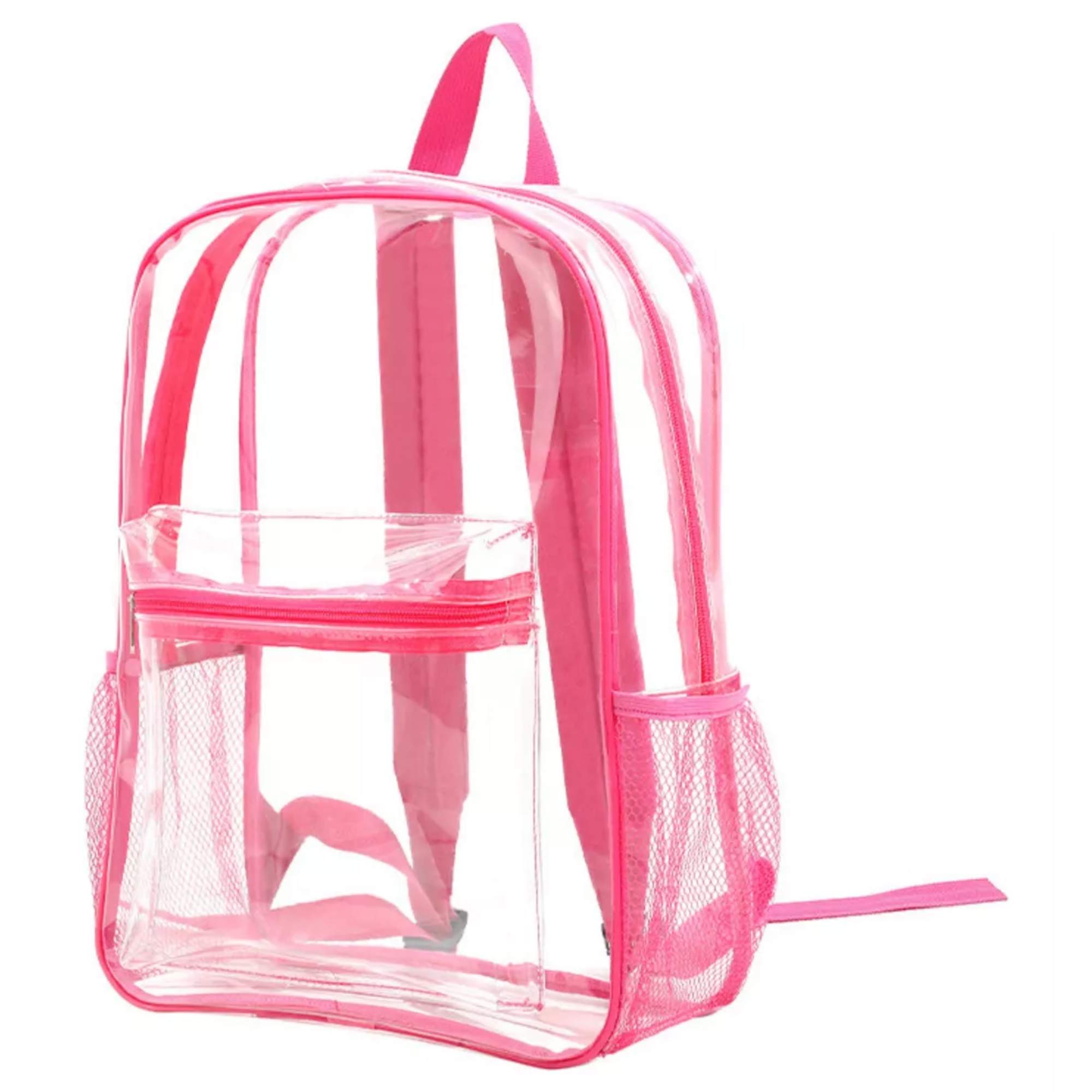 Mochila Transparente Para Hombre Mujer Niños Escolares Conciertos Multiusos Trendy Resistente Versatil