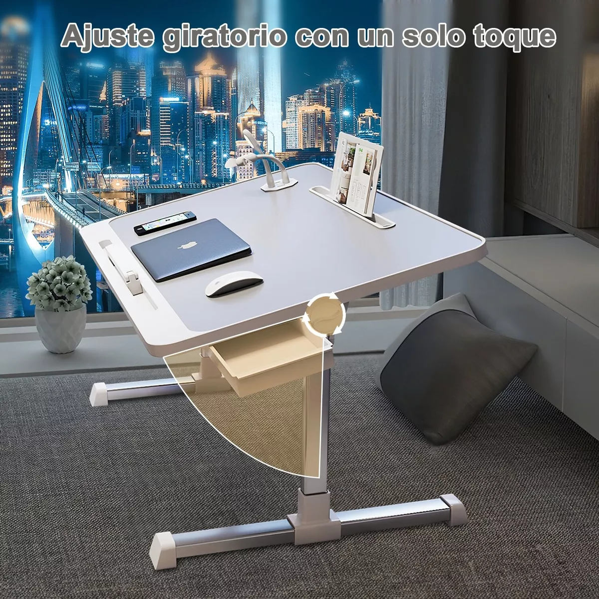 Mesa Plegable De Elevación De Computadora Para Cama.
