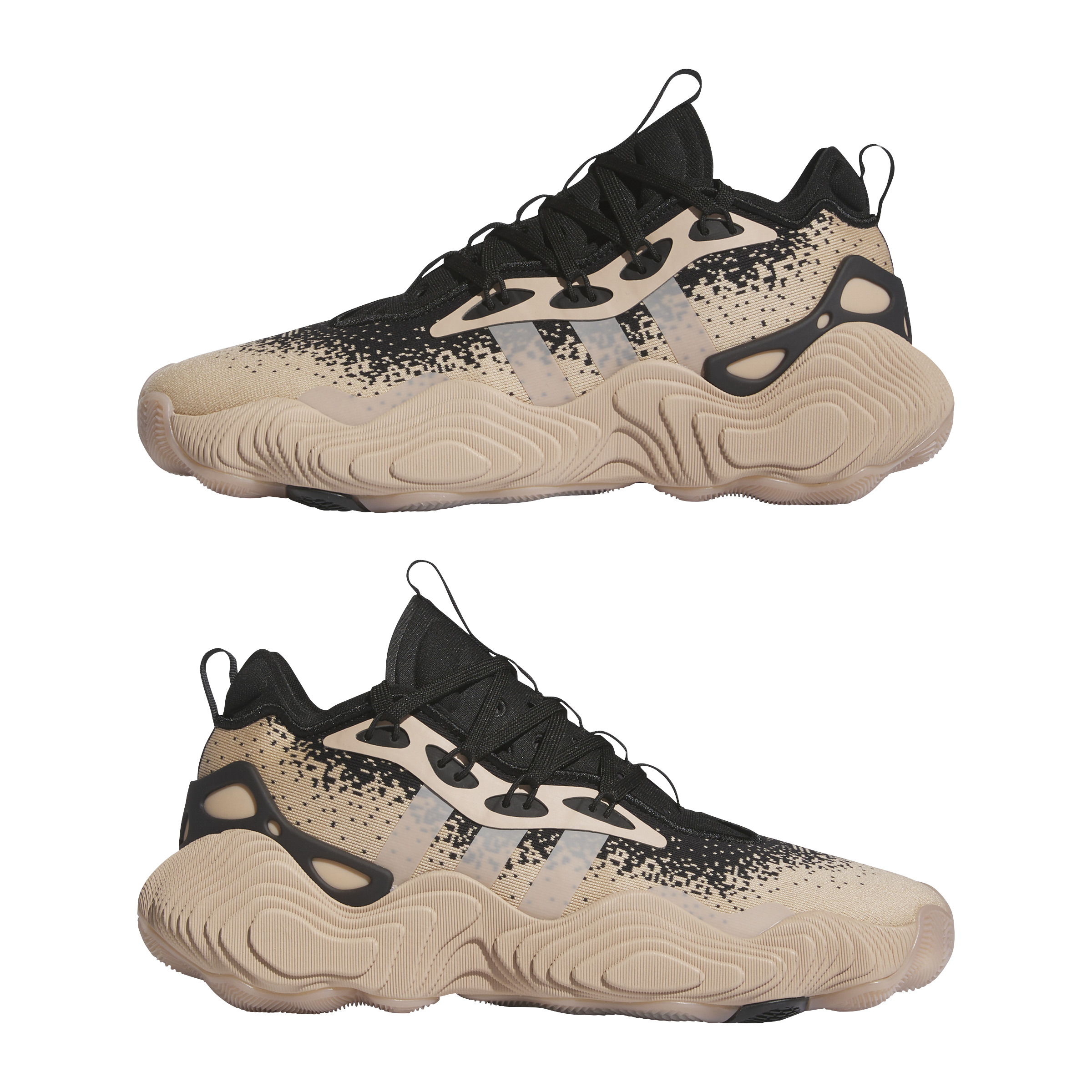 Tenis adidas Trae Young 3 Low Basketball Beige Adulto Deportivo.