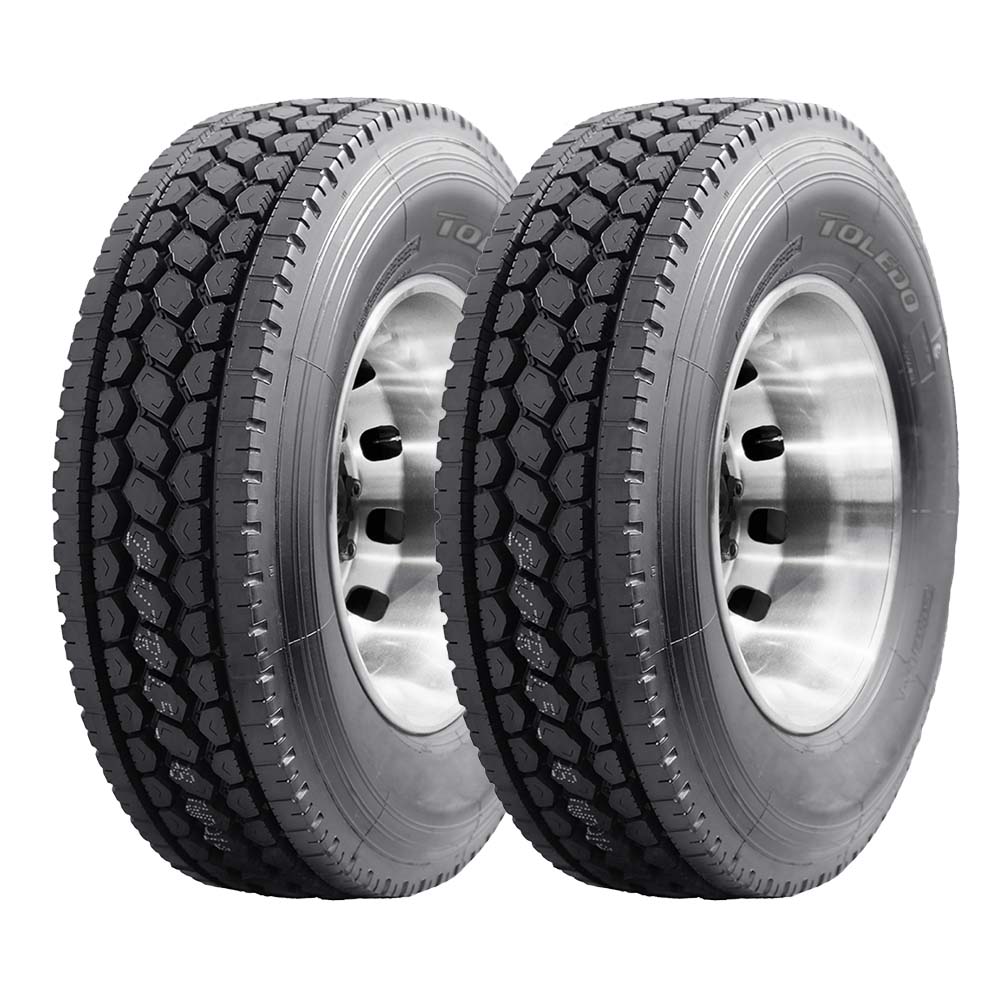 PAQUETE DE 2 LLANTAS 11R22.5 TOLEDO DR520 143M.