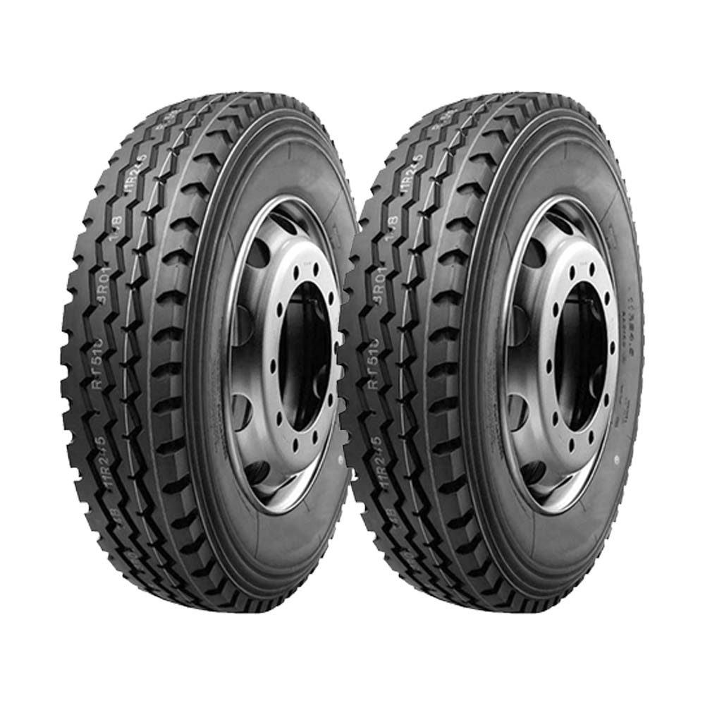 PAQUETE DE 2 LLANTAS 11R24.5 TECHSHIELD VIGOROUS TA800 146M.