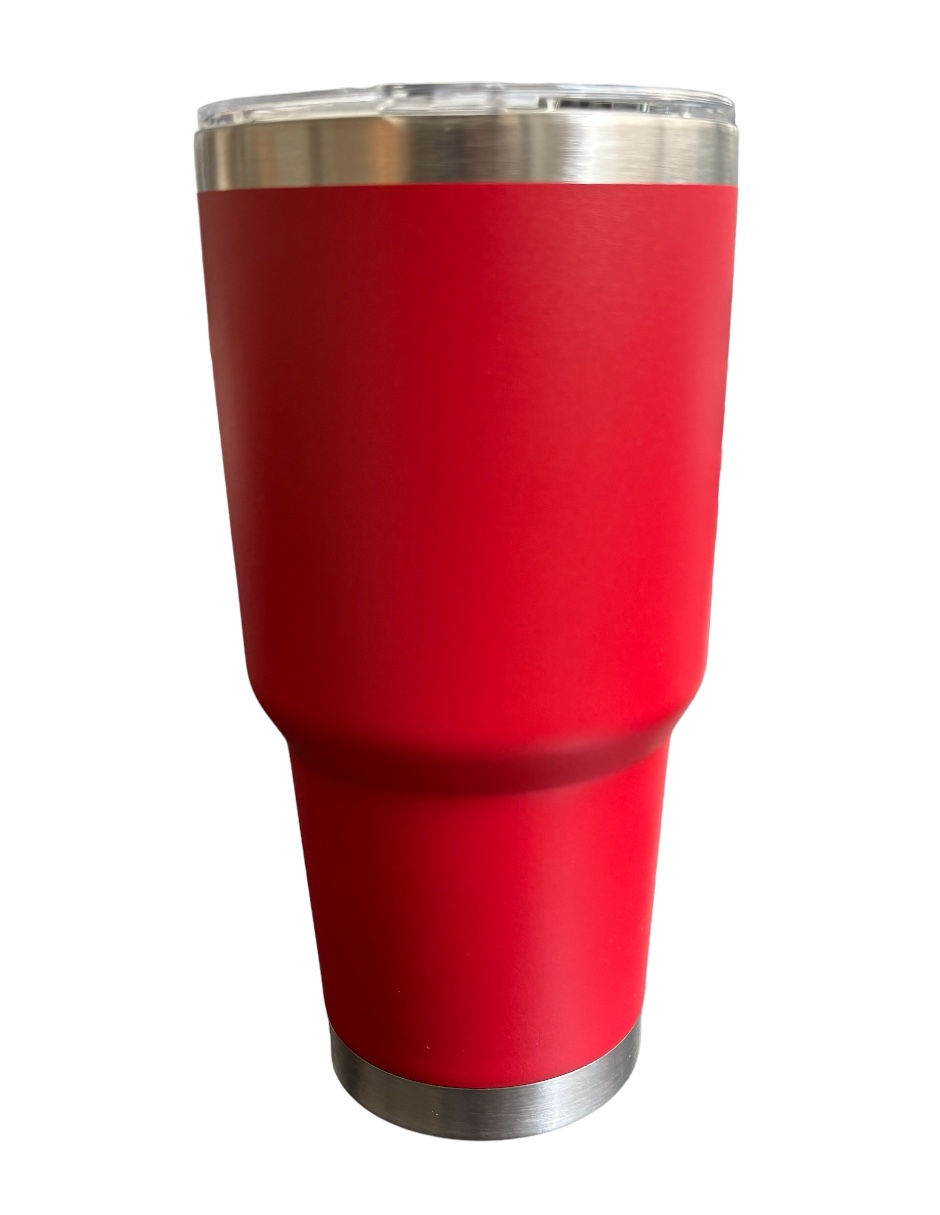Termo de acero inoxidable Iron Man color rojo 30 Oz.