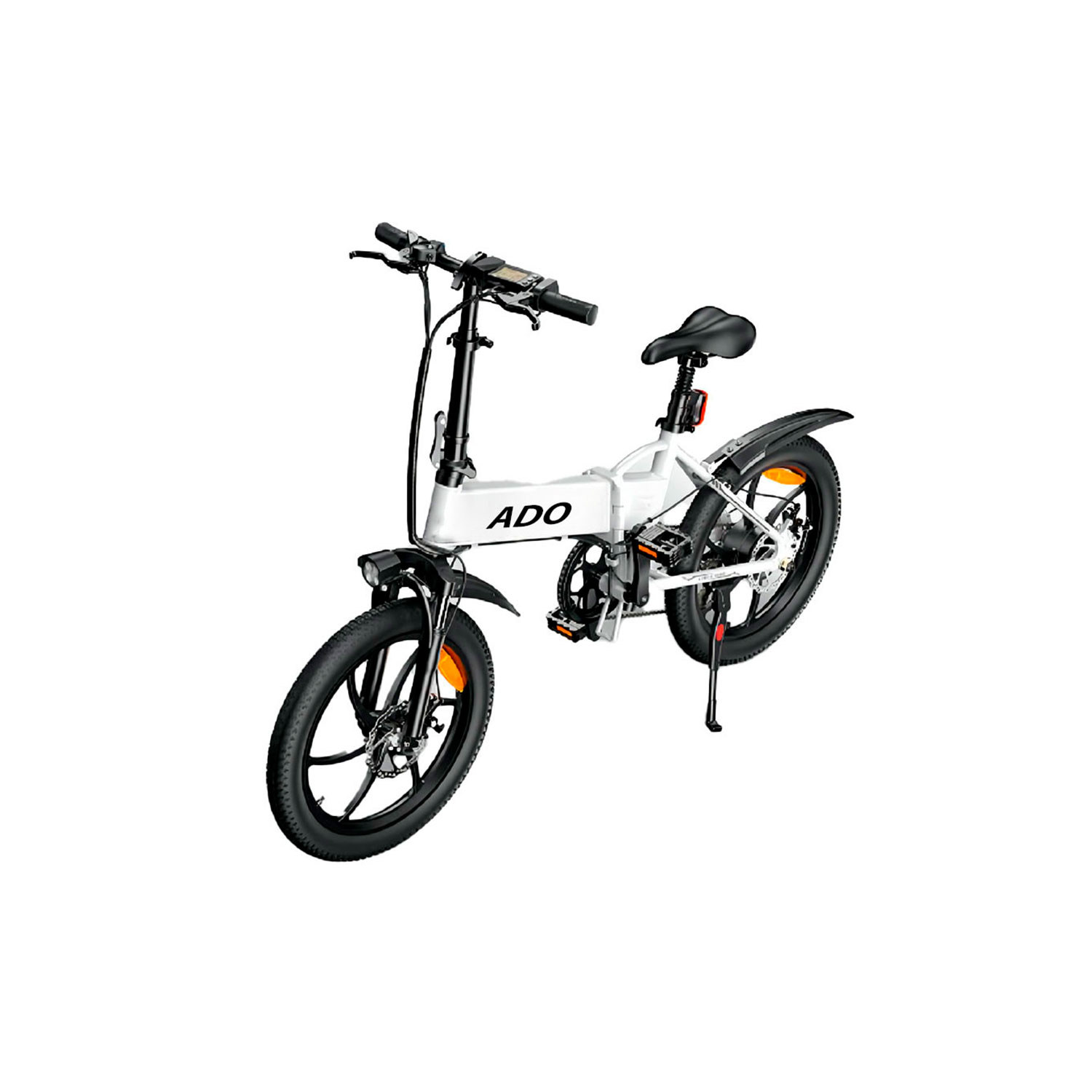 Bicicleta Eléctrica Plegable Urbana Ebike ADO A20 250W 20" Blanca.