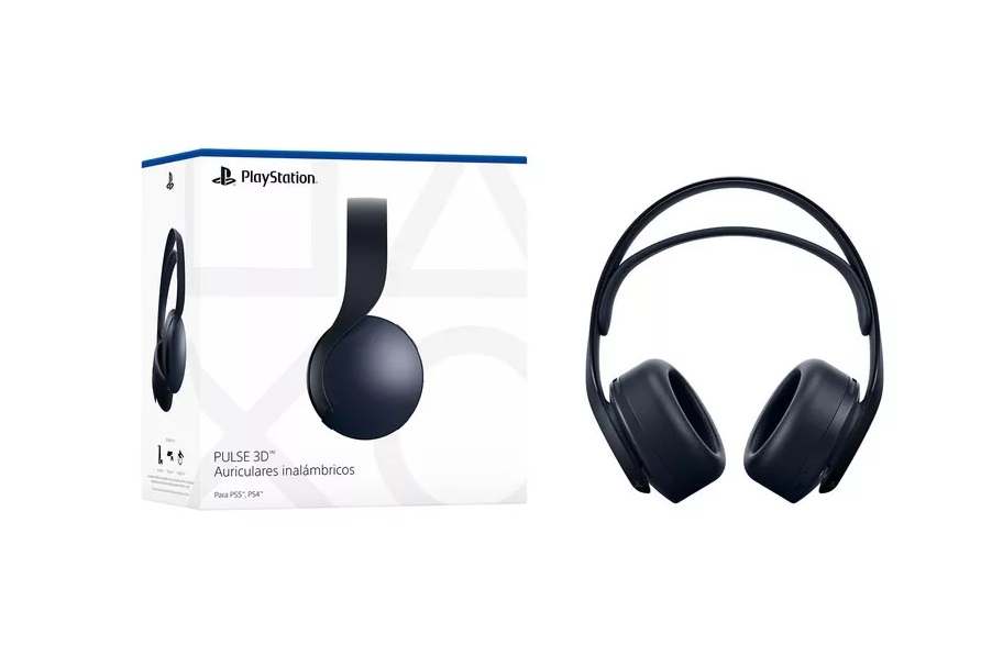 Audífonos Over-ear Wireless Sony Pulse 3d Modelo:CFI-ZWH1 Para Playstation 5, Ps Portable Remote, Windows y Mac, Color Negro.