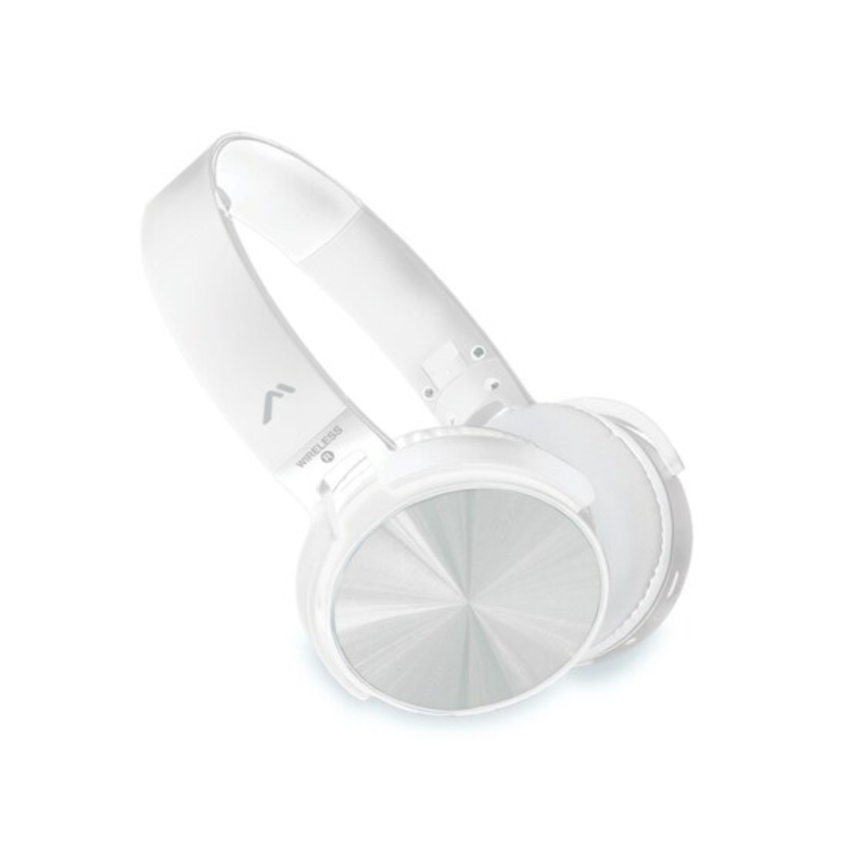 Audífonos Diadema Mitzu MH-8097WH Acabados Metálicos / Blanco ENDY1.