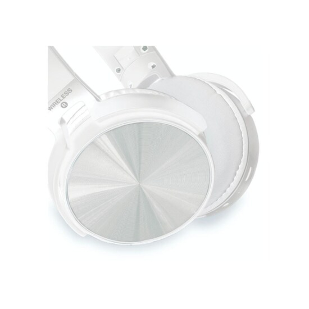 Audífonos Diadema Mitzu MH-8097WH Acabados Metálicos / Blanco ENDY1.