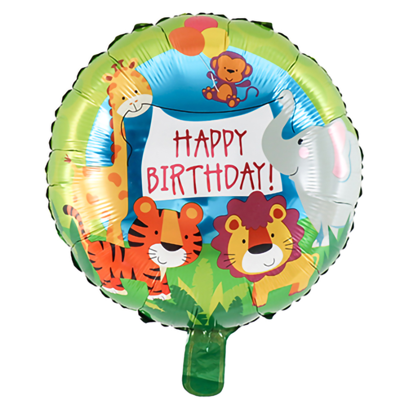 10 Globos Látex Animales Jirafa Tigre Fiesta Regalos Decoración