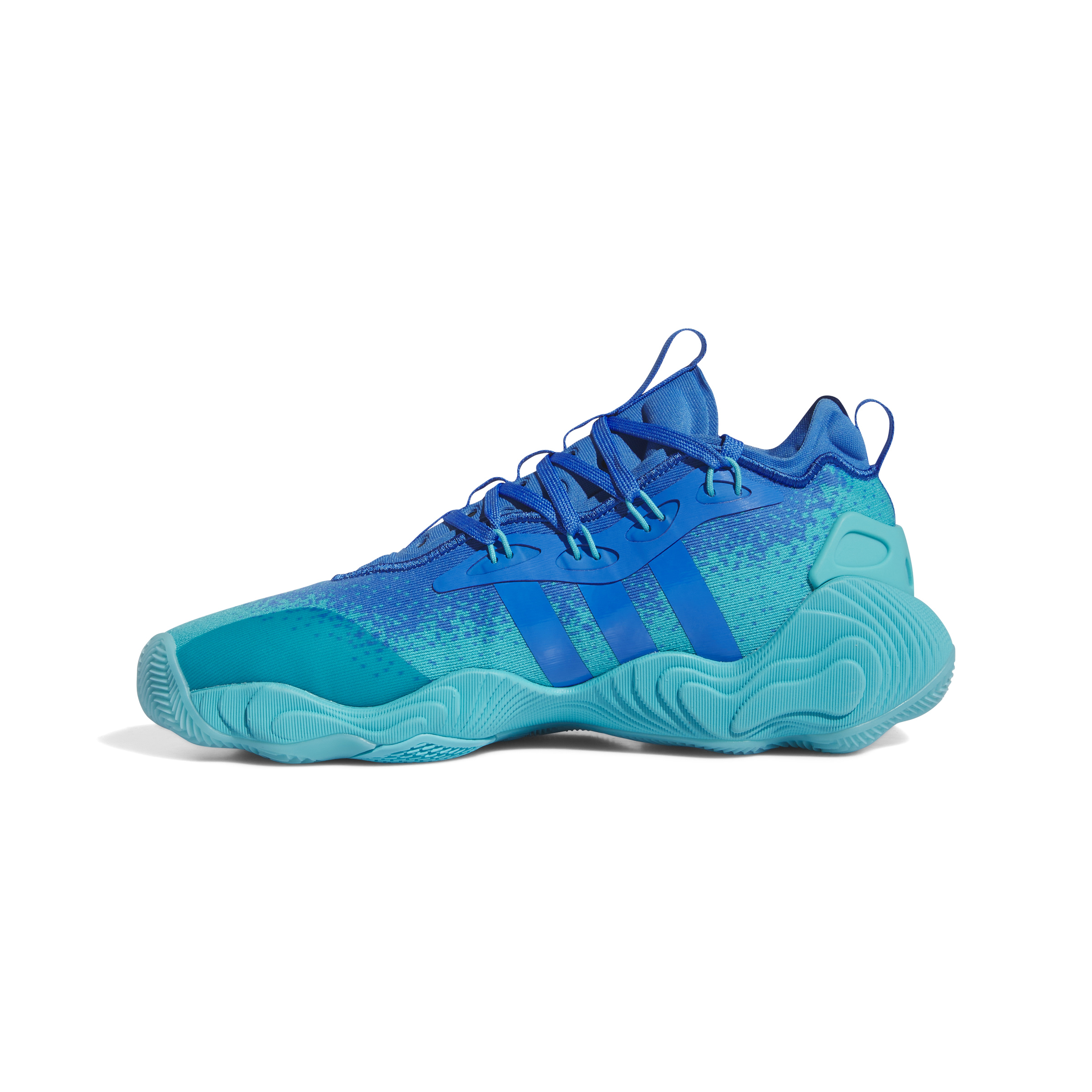 Tenis adidas Trae Young 3 Low Basketball Azul Calzado Deportivo.