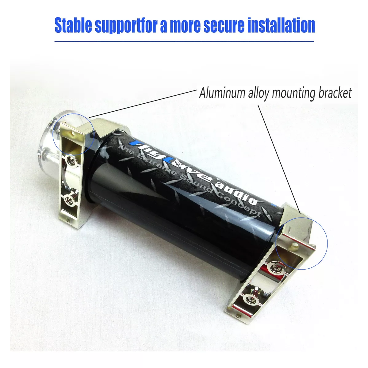 Capacitor Para Sonido Audio Rock Carros 4.0 Faradios Digital.