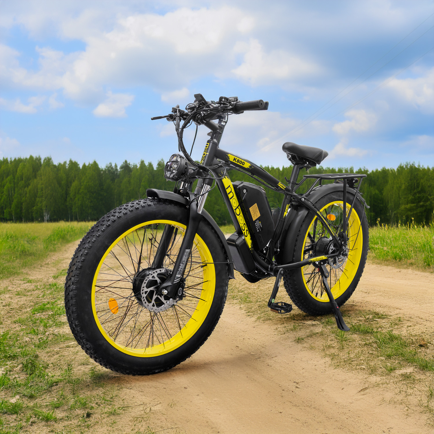 Bicicleta Eléctrica de montaña doble motor Fatbike Moboss K800
