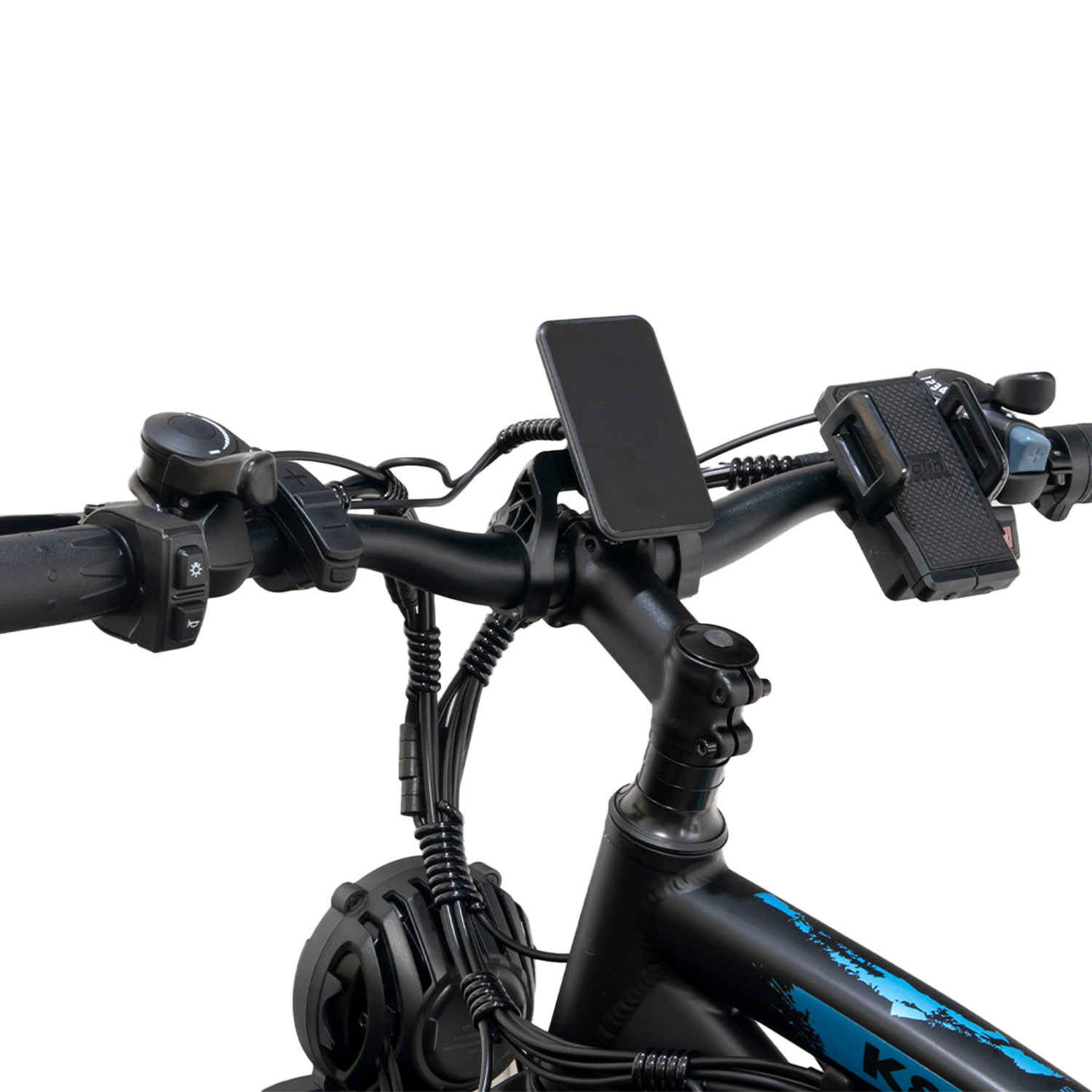 Bicicleta Eléctrica de Montaña Fatbike Moboss K800 Doble motor 1000W x 2 26" Azul.
