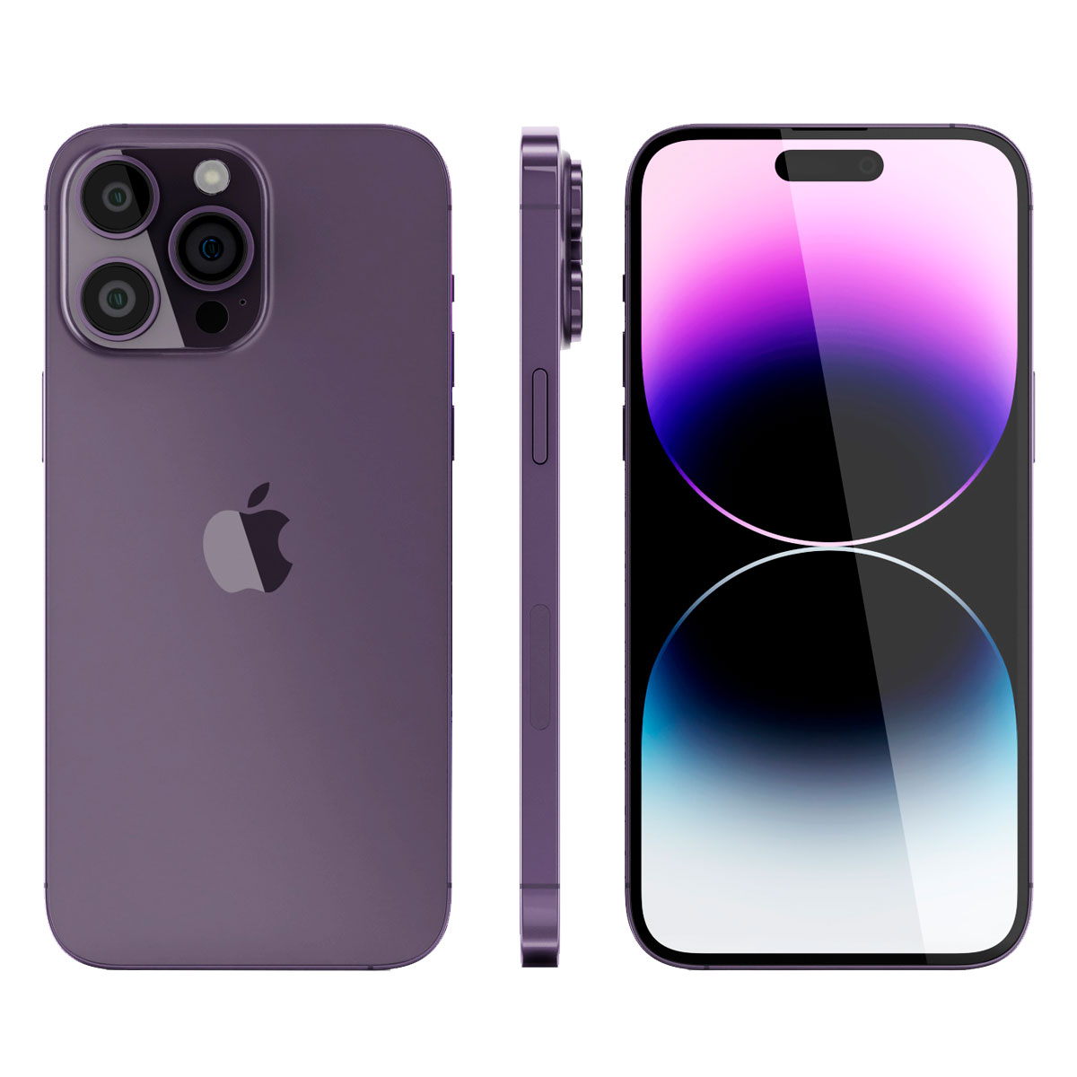 Apple iPhone 14 Pro Max 128 Gb Morado Reacondicionado Grado A eSIM.