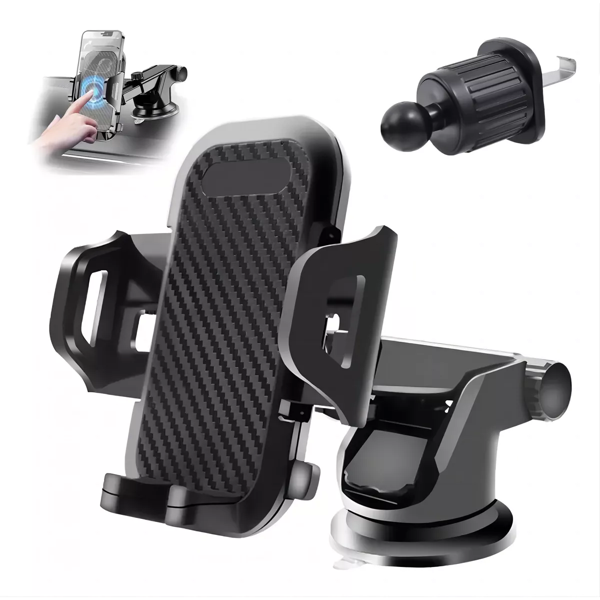 Soporte Para Teléfono Para Coche,soporte Porta Celular 3en1.