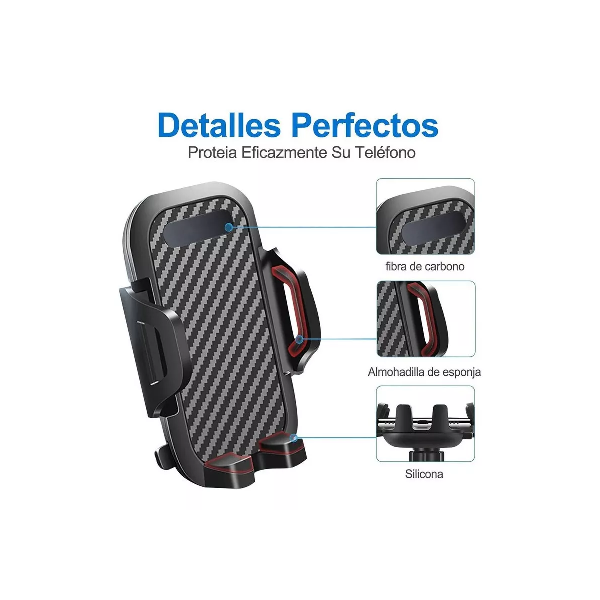 Soporte Para Teléfono Para Coche,soporte Porta Celular 3en1.