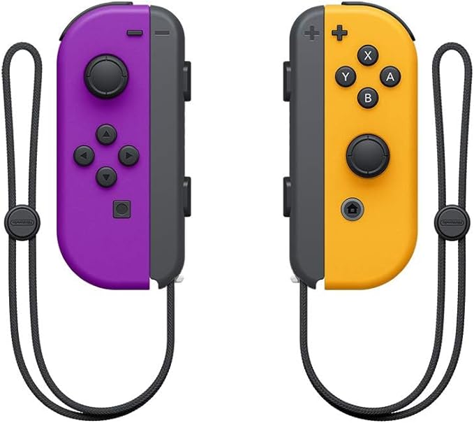 Controles Joy-Con Inalambricos L y R - Morado y Naranja Internacional