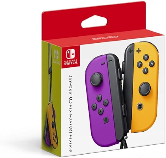 Controles Joy-Con Inalambricos L y R - Morado y Naranja Internacional