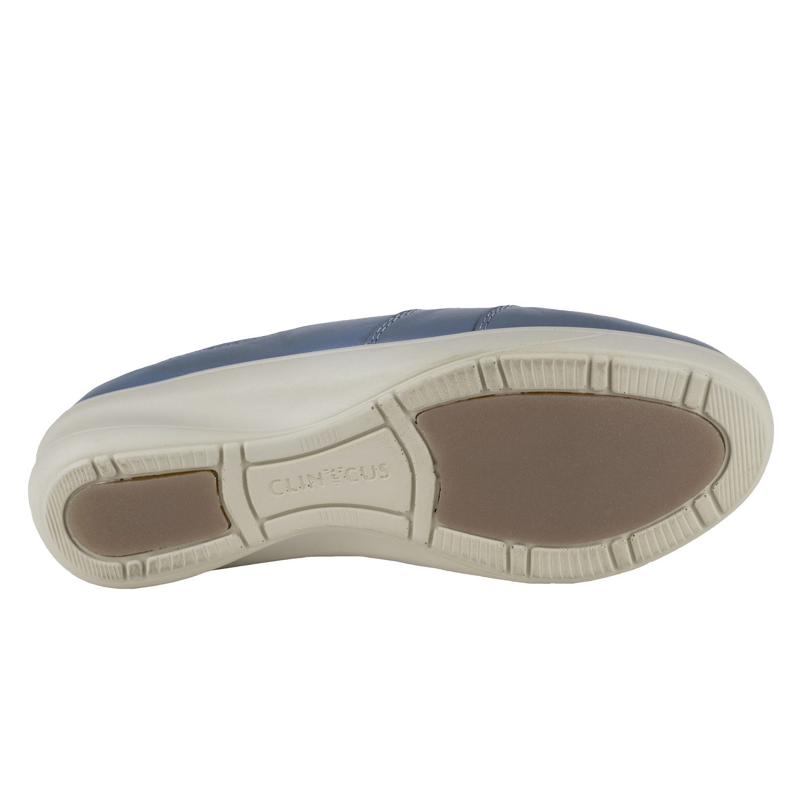 Zapato De Mujer Piel Premium Pie Delicado Azul Clinicus 1755