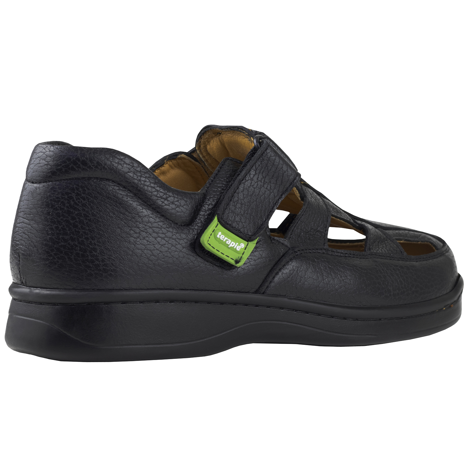 Sandalia Para Hombre Pie Diabético Terapie Confort 224 Negro Original.