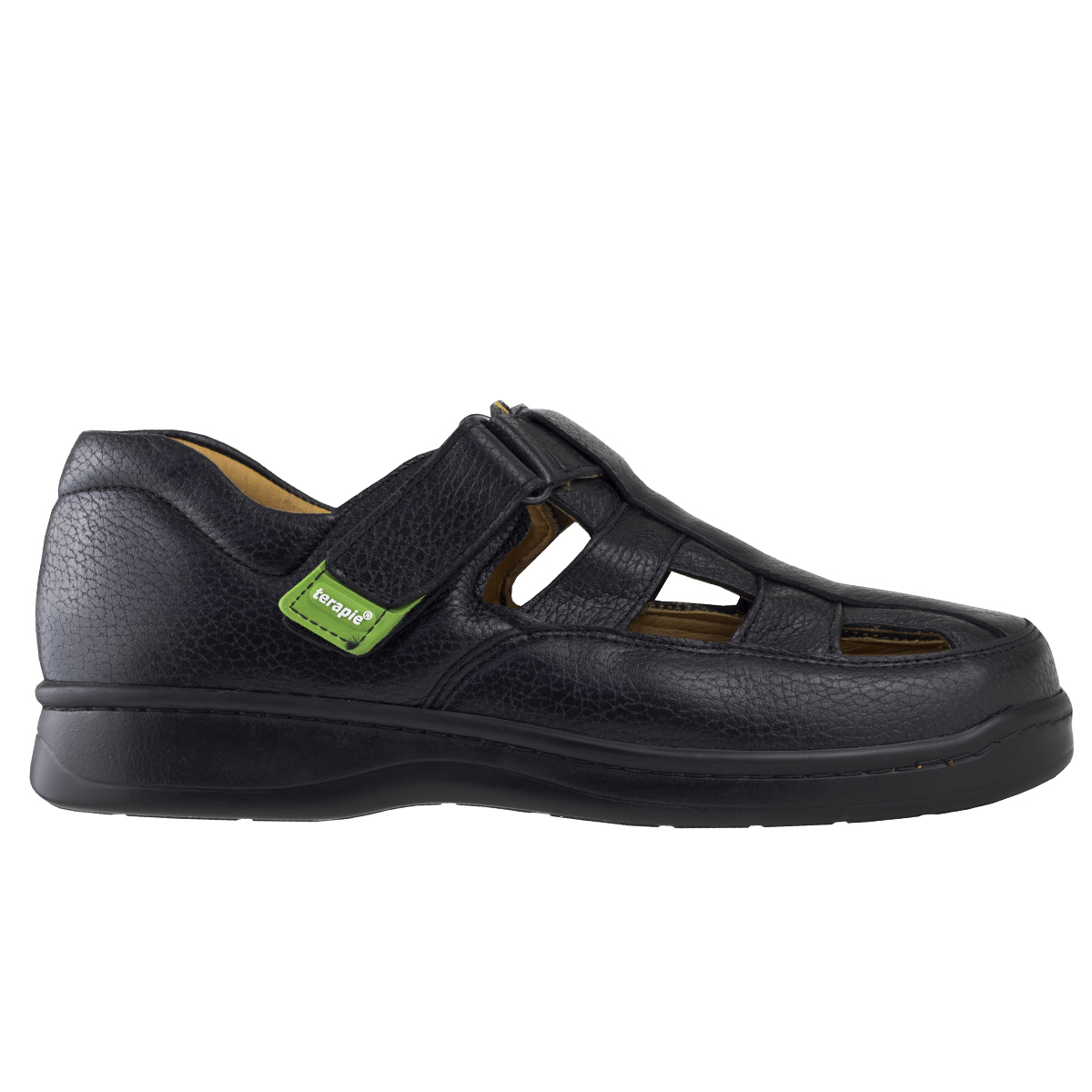 Sandalia Para Hombre Pie Diabético Terapie Confort 224 Negro Original.
