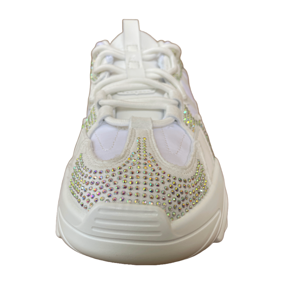Tenis Mujer Steve Madden Wave-r White Multi Blanco
