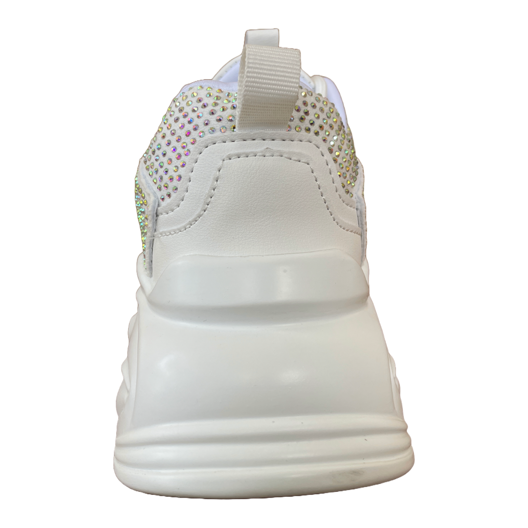 Tenis Mujer Steve Madden Wave-r White Multi Blanco