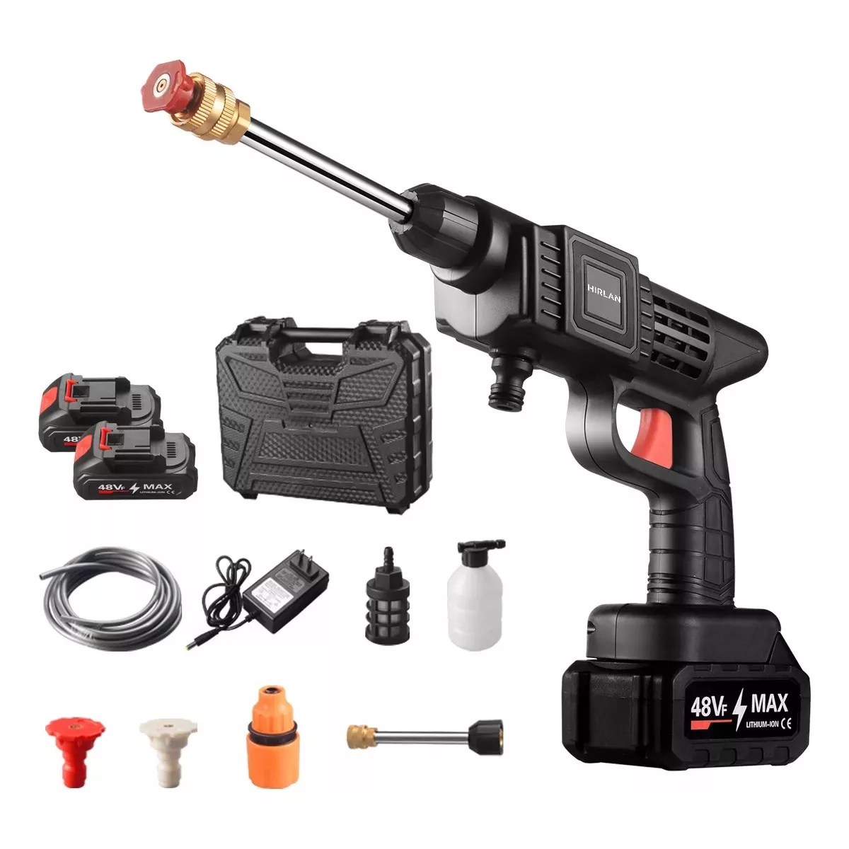 Hidrolavadora Electrica Pistola Para Lavado Autos Portatil