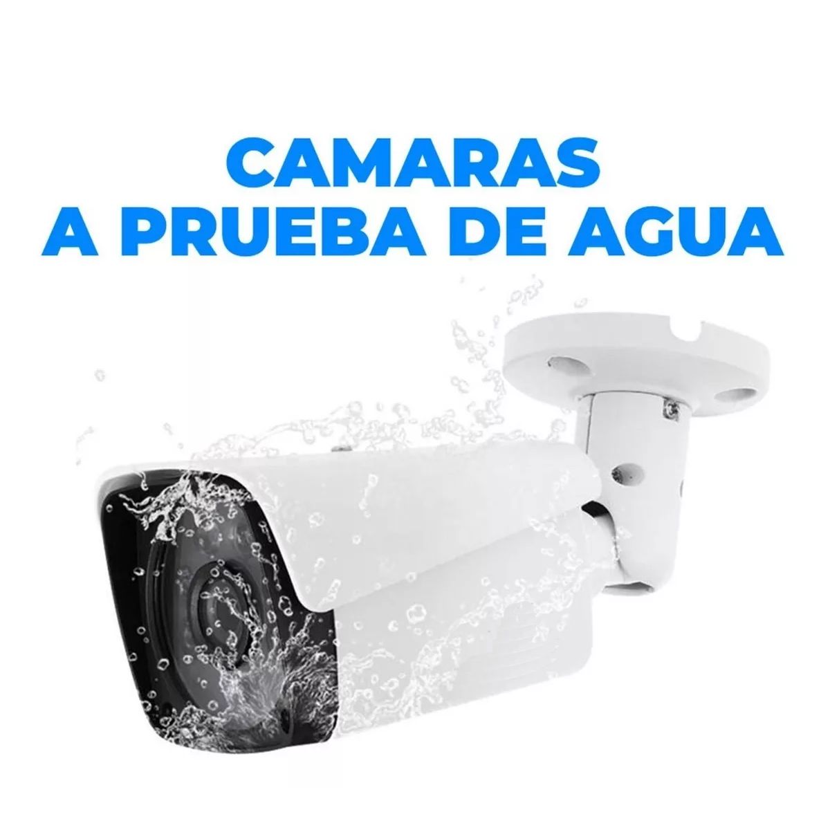 Kit De 4 Camaras Uso Interior o Exterior Con DVR y Cableado Disco Duro 1TB.