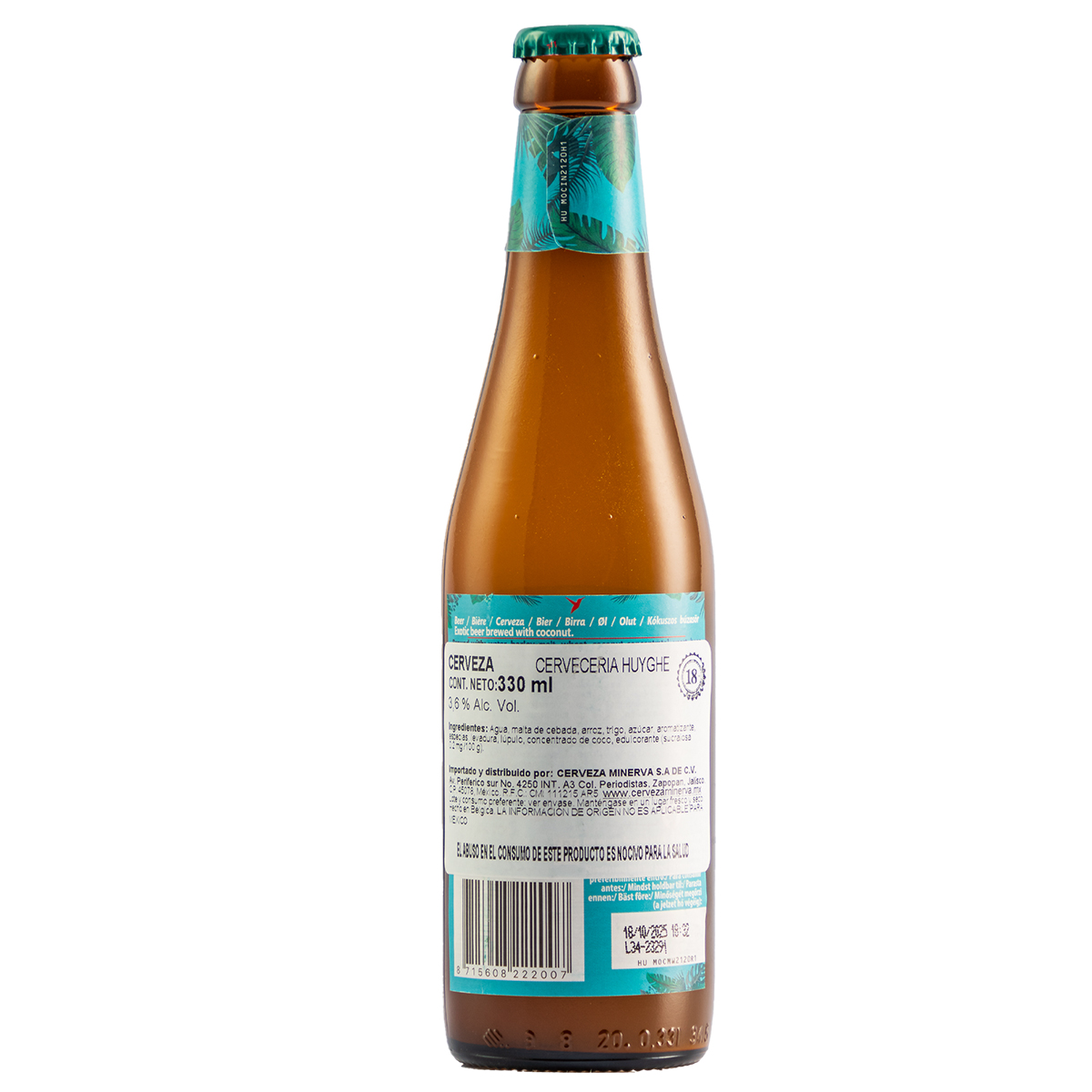 Six Pack Cerveza Mongozo Coco 330 Ml.