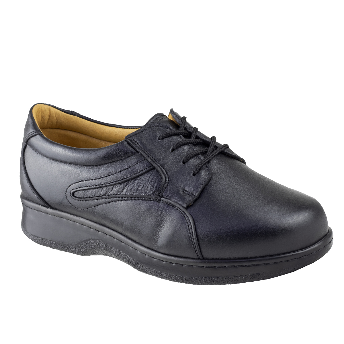 Zapato Negro Derby Para Mujer Pie Diabético Terapie Confort 109 Negro Original.
