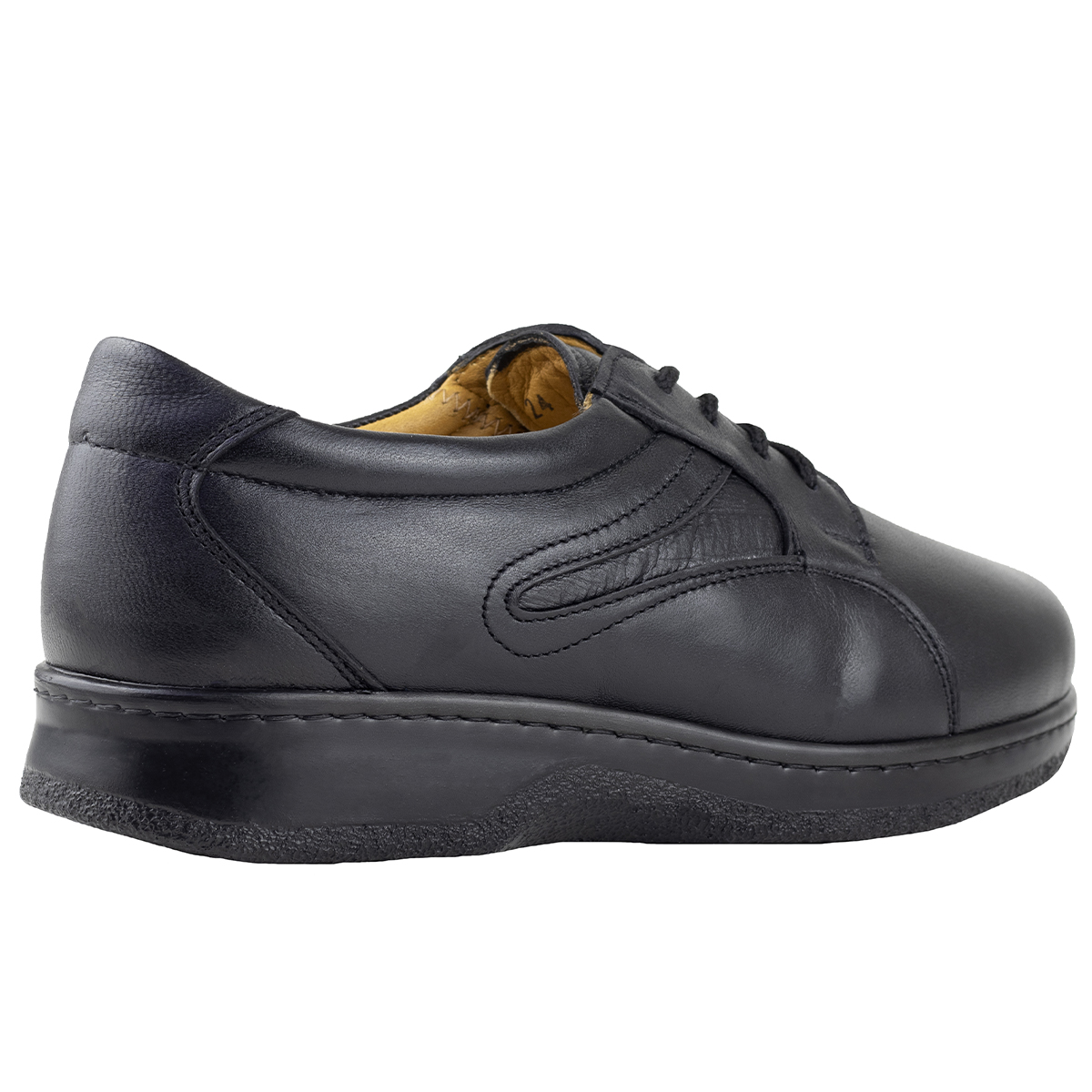 Zapato Negro Derby Para Mujer Pie Diabético Terapie Confort 109 Negro Original.