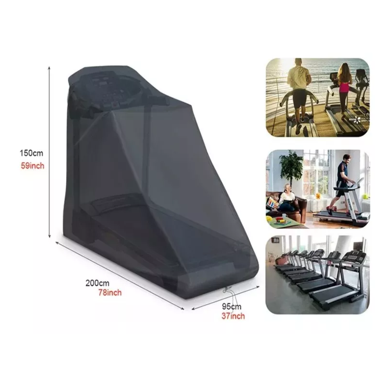 Funda Cubierta Protectora Caminadora Antipolvo Impermeable.