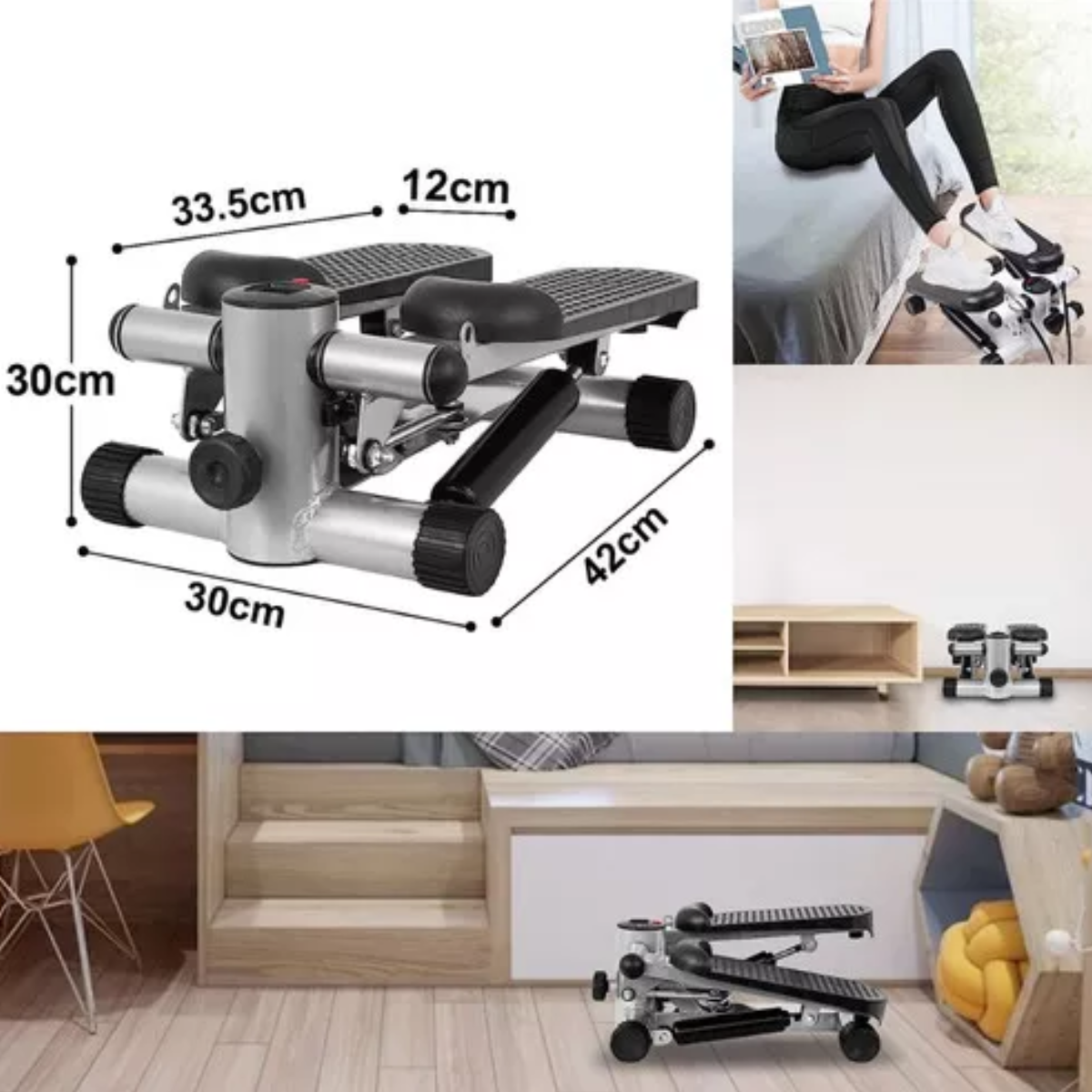 Mini Escaladora Stepper Maquina Ejercicio Fitness.