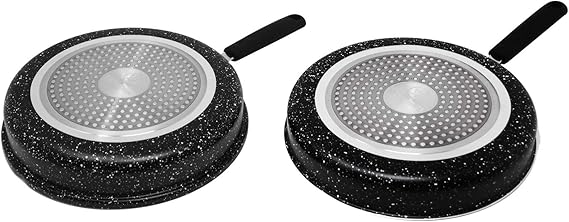 A Westinghouse Sartén Antiadherente de Mármol Negro para Tortilla Española 28 cm (WCFP0009T28MBB).