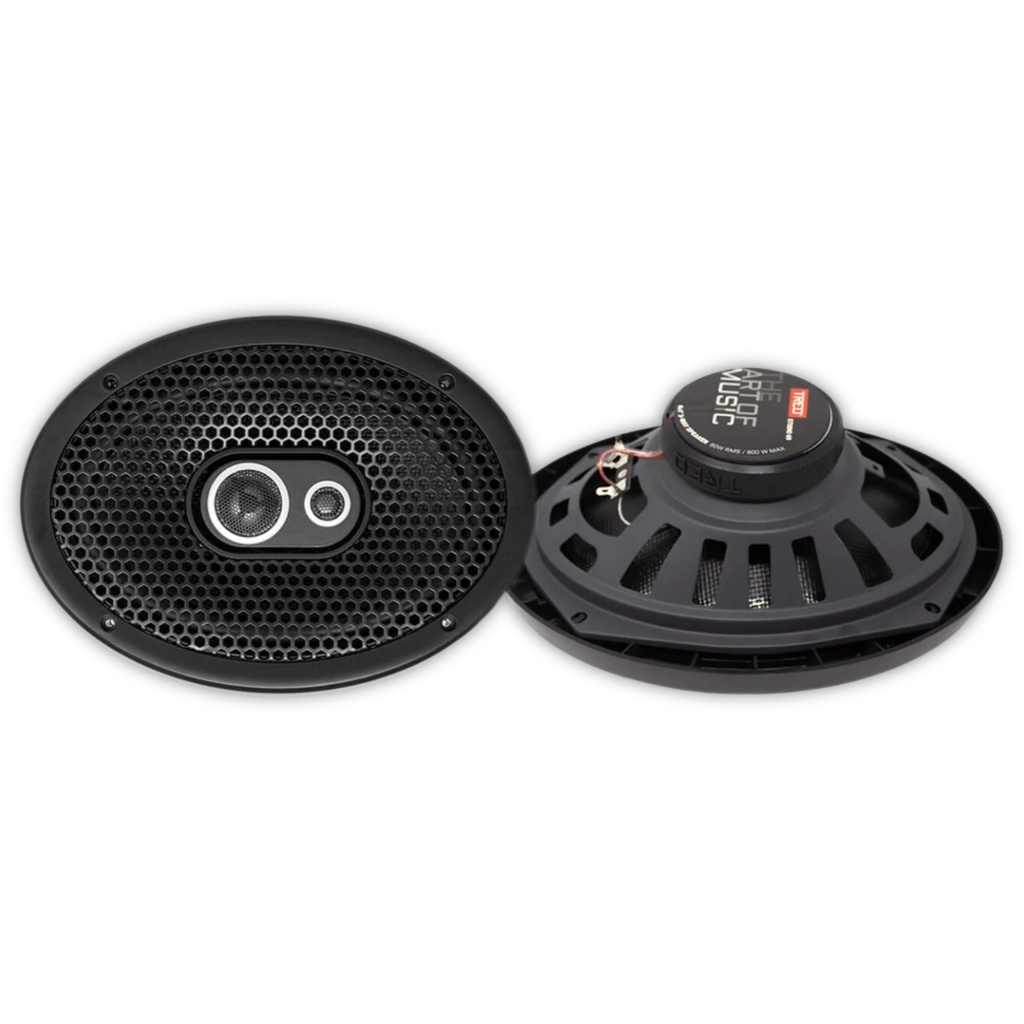 Bocinas Coaxiales Treo STUDIO69 800 Watts 6x9 Pulgadas 4 Ohms 3 Vías .