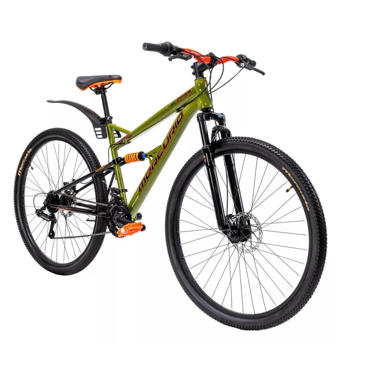 Bicicleta Mercurio DH Kaizer R29 Verde Militar / 21 Vel Cuadro M ENDY14.