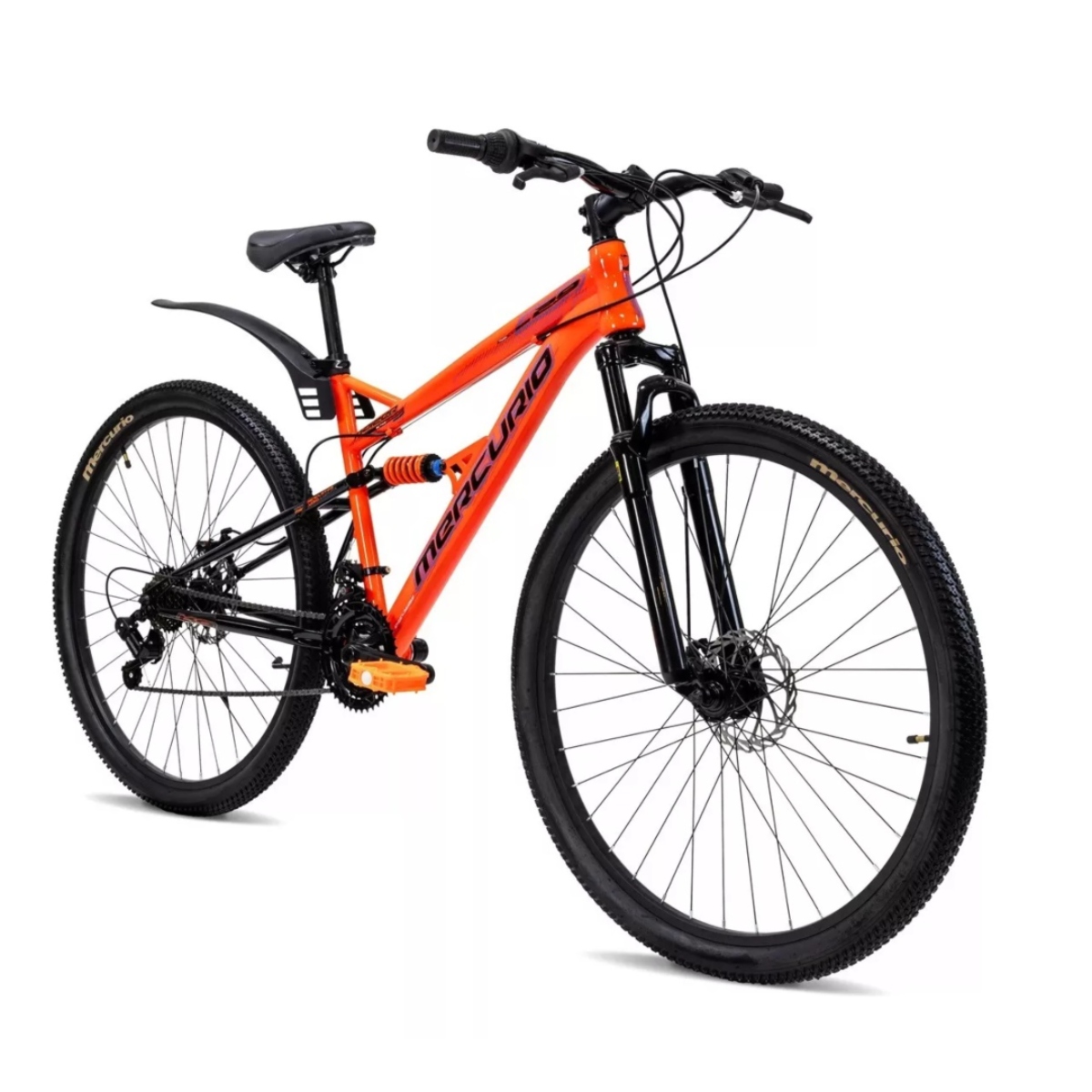 Bicicleta Mercurio DH Kaizer R29 Naranja / 21 Vel Cuadro M ENDY14.
