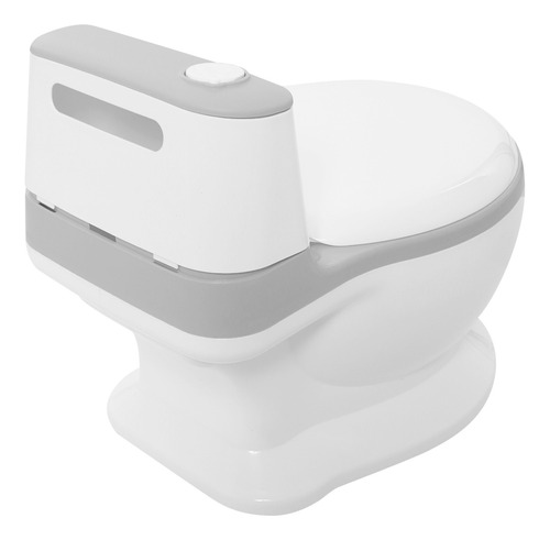 Baño Entrenador De Baño Kiddos Gris Color Gris Claro Liso.