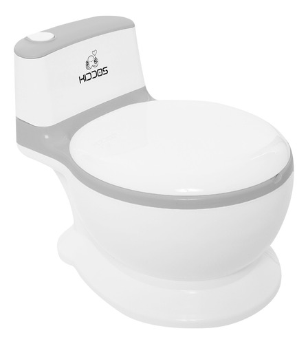 Baño Entrenador De Baño Kiddos Gris Color Gris Claro Liso.
